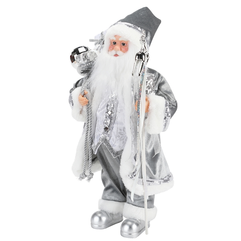 45 ~ 62 cm Natale in piedi Santa Claus ornamento decorazione figurine collezione tessuto festival vacanzenatalenatale peluche