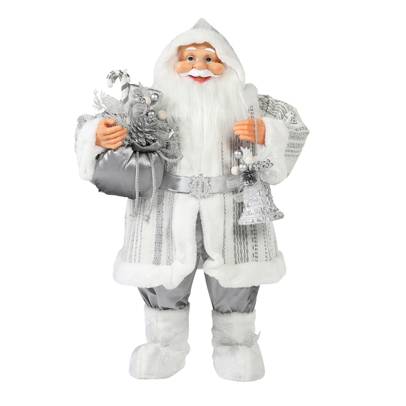 30 ~ 110 cm Natale in piedi Babbo Natale ornamento Decorazione Deluxe Festival figura figurina collezione tradizionale Natale