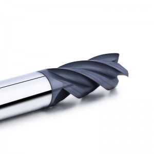 Tungsteno Carbide CNC Tools 4 Flat Flatut Fresatura Taglierina a 45 gradi End Mill per acciaio al carbonio