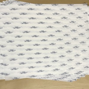 Carta da imballaggio stampato carta stampato Logo personalizzato stampato 14G/17g carta tissue pacchetto regalo pacchetto tessuto multicolor