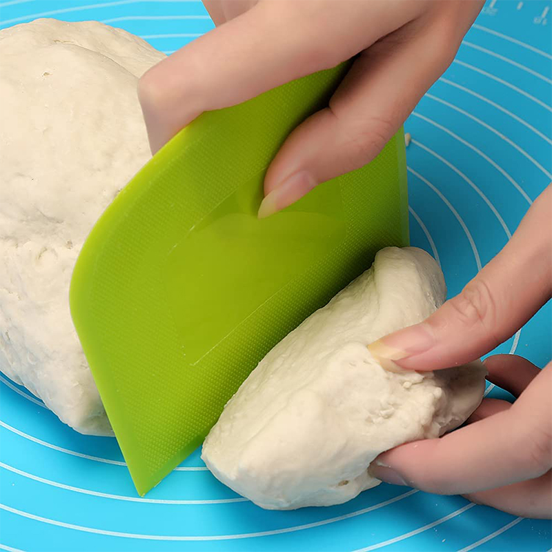 Raschietto flessibile per pane crema torta pizza taglierina da banco raschietto-cibo, raschietto da cucina