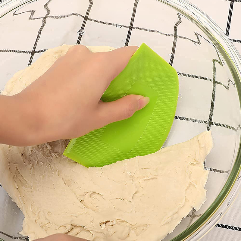 Raschietto flessibile per pane crema torta pizza taglierina da banco raschietto-cibo, raschietto da cucina