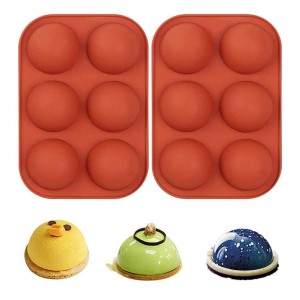 Stampo in silicone a forma di semi rotondo, muffa di cottura