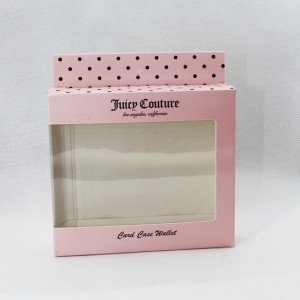 Scatola di carta con finestra