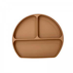 Piatti divisi in silicone per i gonfianti, piatto del bambino del bambino, BPA gratuito