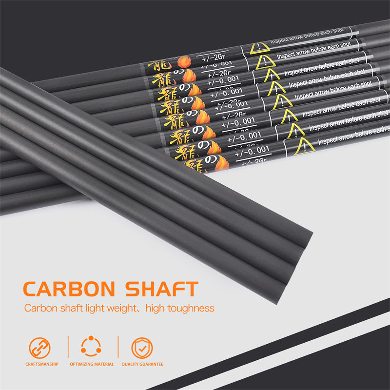Elongarrow 16-20 pollici ID7.62 * OD8.8MM Allora arrow del carbonio ibrido per la caccia