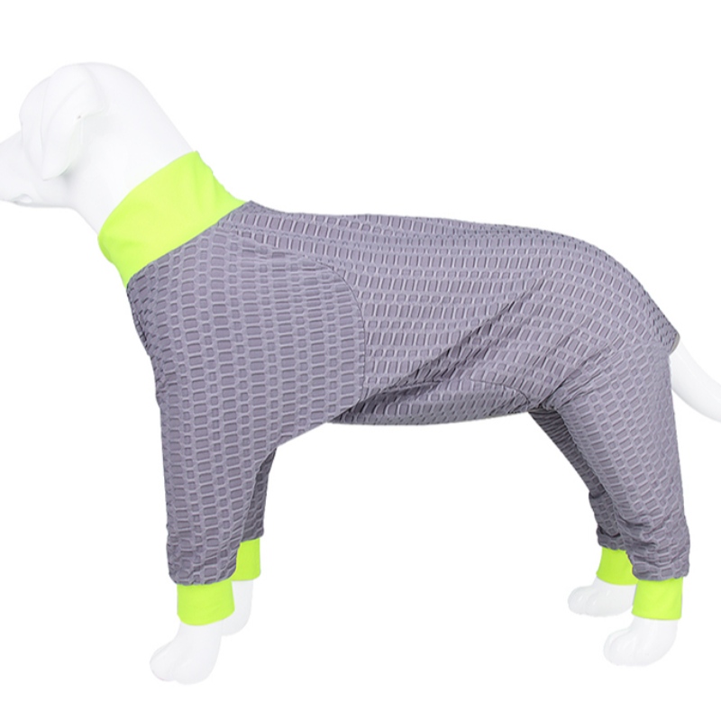 Pet Felpe con cappuccio all'ingrosso cotone in pile morbido caldo cane vestiti cablaggio cane pigiama abiti da compagnia
