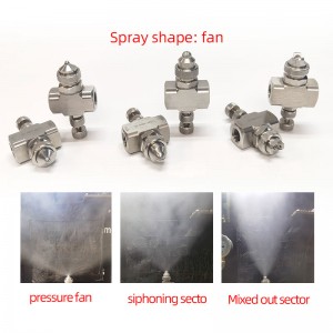Ugello di atomizzazione dell\'aria dell\'acciaio inossidabile