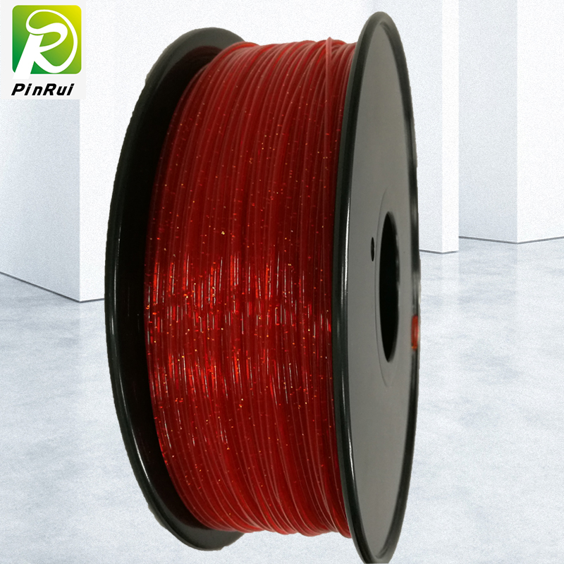 Pinrui Stampante 3D 1.75mm PLA brillante filamento scintillante scintillante per stampante 3D