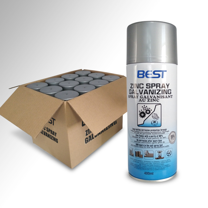 Spray di zinco zincatura ricca di vernice ricca di vernice di vernice spray 400ml spray zinco zinca a freddo