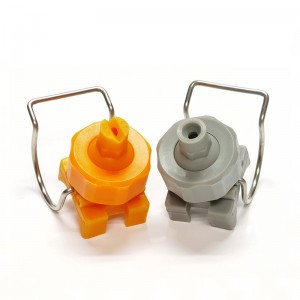 Ugello a clip a sfera regolabile in plastica