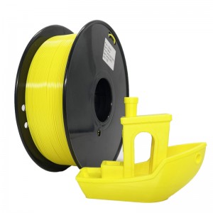 Pinrui di alta qualità 1KG 3D PLA Stampante filamento colore giallo