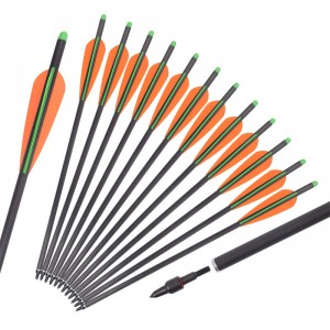 Elongarrow 16/17/18/20/22Inches Bulloni freccia in carbonio a cascata a tracolato