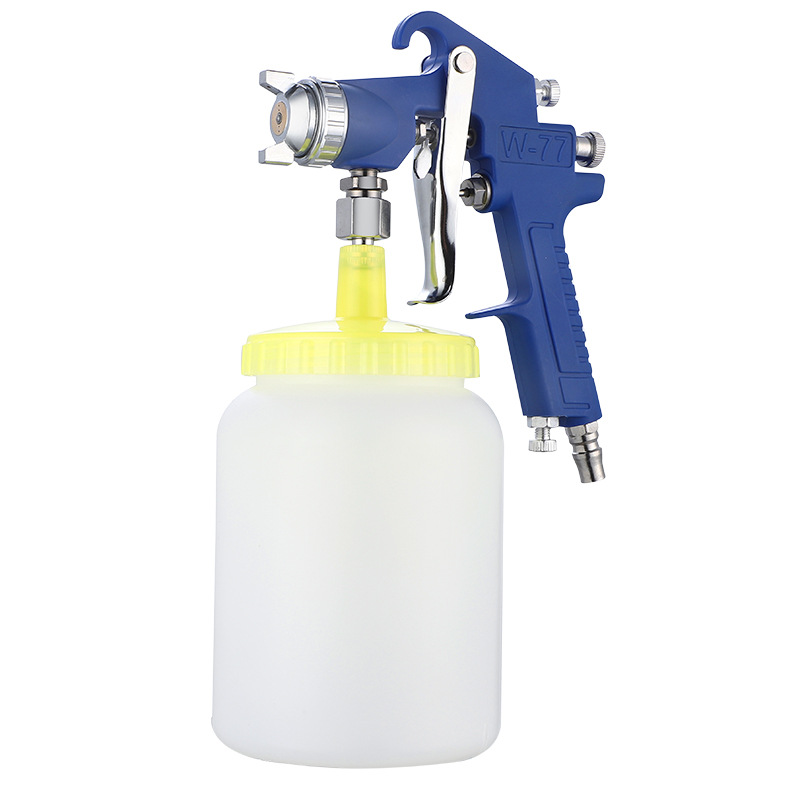 W-77 Air Spray Gun 2.0/2.5/3.0 mm Ugello OEM fabbrica in plastica metallo in metallo in metallo ad alta efficienza Atomizzando strumenti di vernice pneumatica per auto e mobili