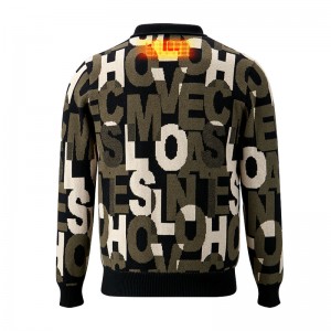 Cappotto in stile spotty per uomo, cappotto ricaricato con batteria ricaricabile