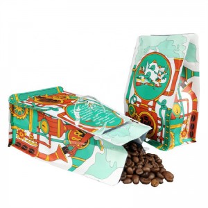 Otto sacchetto auto-standing laterale