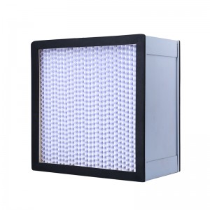 H13 Separatore di carta ad alta capacità HEPA Filtro aria HVAC per camera pulita