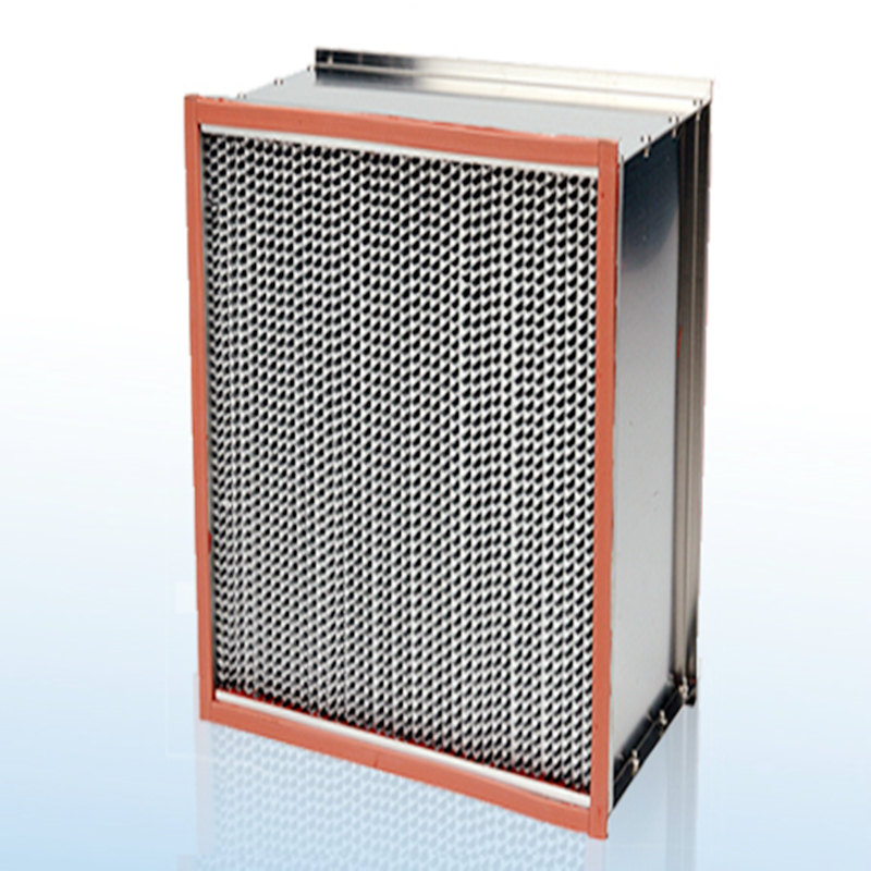 Camera pulita ad alta temperatura EPA HVA Air Filtri Air H13 Blocco per grafici in acciaio zincato