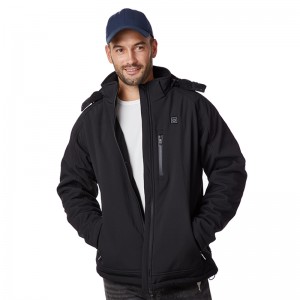 Giacca calda riscaldata a batteria personalizzata, vestiti riscaldati isolati per la stagione invernale