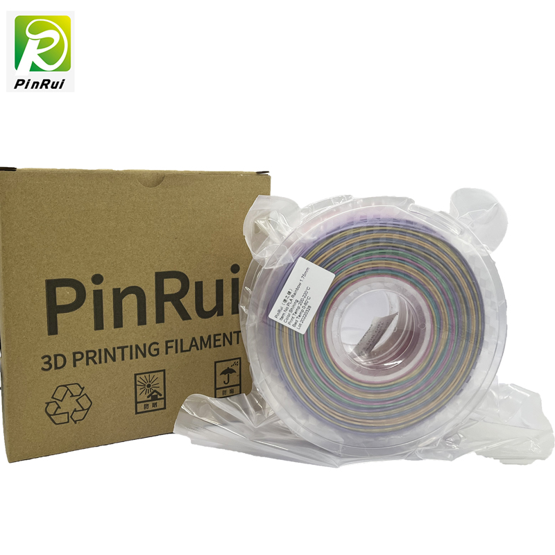 Pinrui Glitter PLA 1.75mm Stampante 3D Filament Sparkle Twinkling Color Rainbow