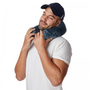 Cuscino del collo riscaldato per viaggiare, supporto cervicale a testa portatile Twist cuscino