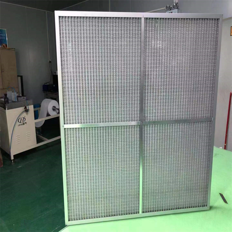 Cappuccio da cucina Commerciale Cappuccio Metal Mesh Grease Filtro/alumino Lavabile Pannello pieghettato Pannello PRE HVAC Filtro