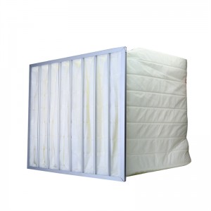 F5-F9 Filtro per filtro tascabile per efficienza midium per la stanza pulita