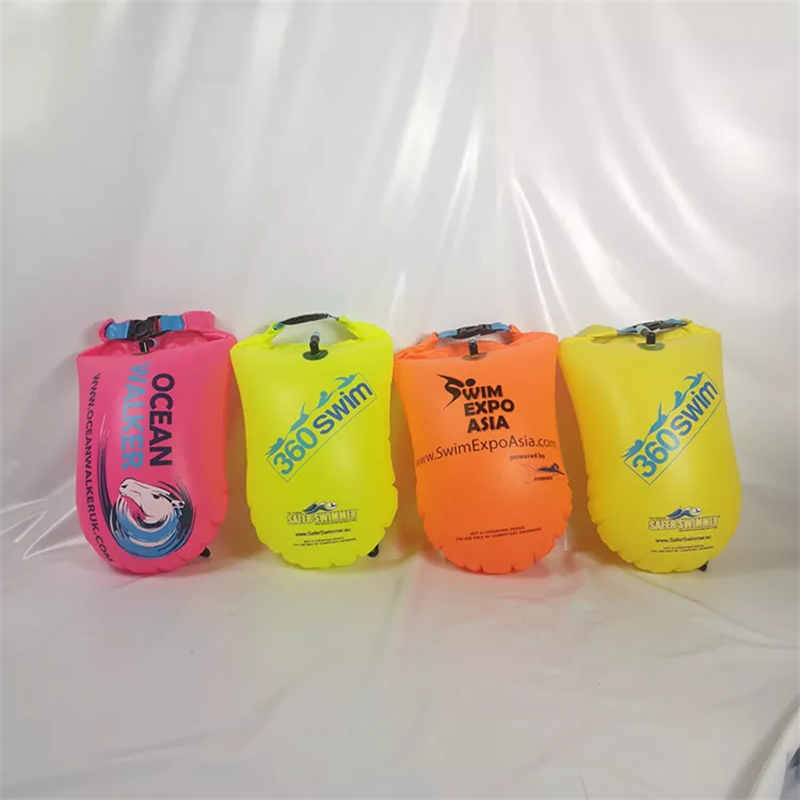 Borsa di stoccaggio da esterno gonfiabile Swimming Bago di galleggiante, boa gonfiabile per attrezzature gonfiabili