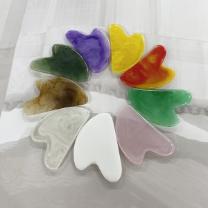 Rullo viso dimagrante massaggiatore ascensore strumento resina massaggio facciale rullo massaggio pelle massaggio bellezza cura a forma di doppia testa guai sha shak