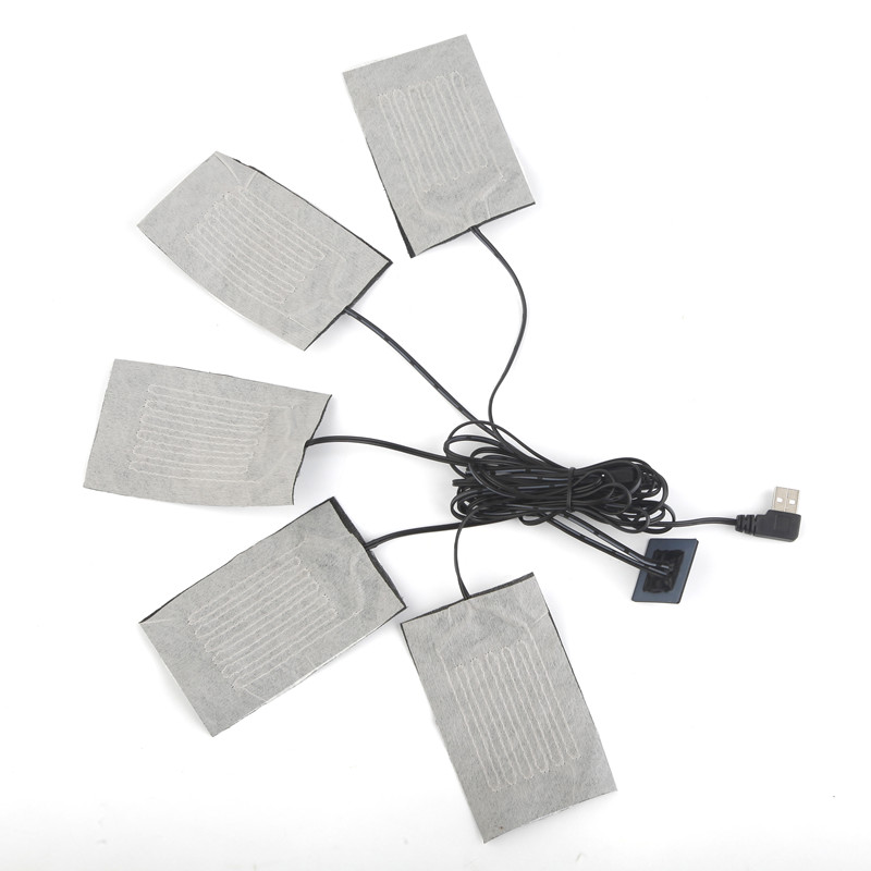 Produttore di alta qualità 5V 7,4 V fibra di carbonio elettrico per giacca di abbigliamento