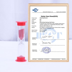 6 PCS Plastic Sand Timer Sandglass SandGlass Clessidra Orologio sabbia Timer 30 Sec/1 Min/2 minuti/3 minuti/5 minuti/10 minuti