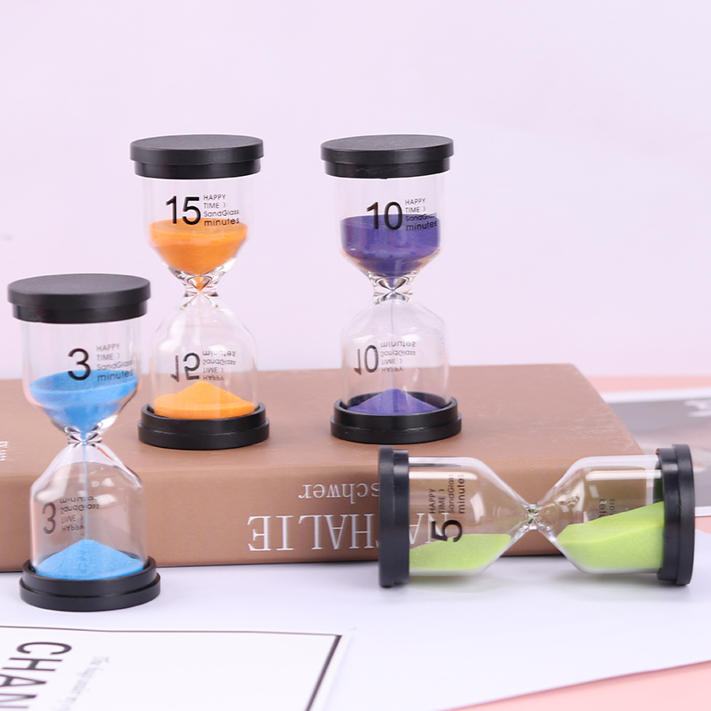Home Ornament Desktop Sand Orologio Clock Timer 10 minuti/15 minuti/30 minuti Timer clessidra per bambini lavarsi i denti