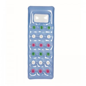 Air Divano PVC Lounge Chair Attrezzatura da bagno galleggiante 18 buche Materasso all\'aperto