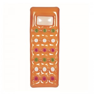 Air Divano PVC Lounge Chair Attrezzatura da bagno galleggiante 18 buche Materasso all\'aperto