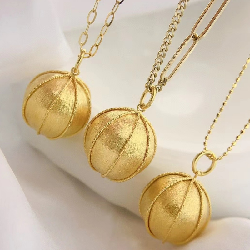 Gioielli tuochen all'ingrossonuovo design gioielli 10k/14K/18K collana di collana in oro massiccio