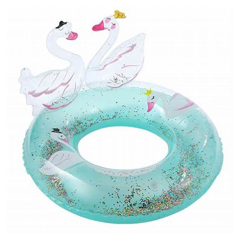 Anello dinuoto del cigno sveglio dei bambini, anello gonfiabile per i bambini