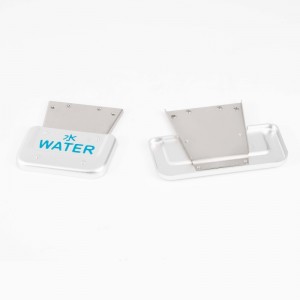 Piatti stampati in alluminio con colore