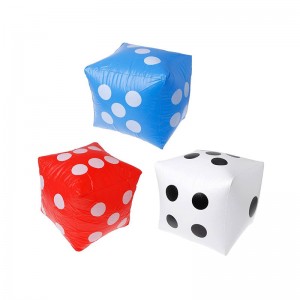 Dadi gonfiabili su misura grande cubo di soffiaggio, decorazione per feste in piscina