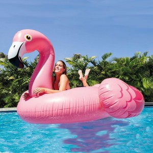 FLAMINGO DI VENDITA DELL\'ABIETTORE, GIOCO DI NOTTO INFLATABILE PVC, GIOCO PER GIOCHI