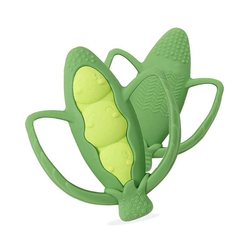 Pesa morbida a forma di pisello silicone giocattoli per bambini sensoriali