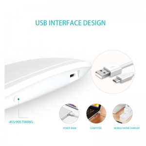 Mini lampada da fototerapia con manicure mini2