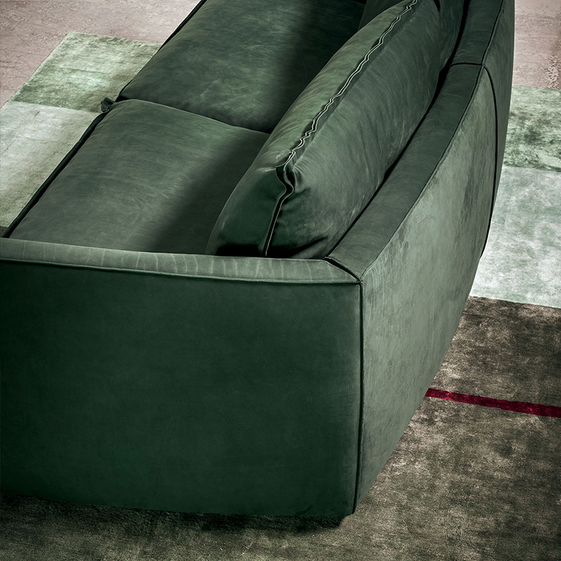 Design italiano Baxter moderno divani in pelle di lusso per soggiorno