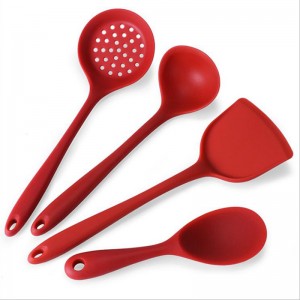 Prezzo di fabbrica 4 pezzi strumenti di cottura Accessori per gli utensili da cucina in silicone in silicone