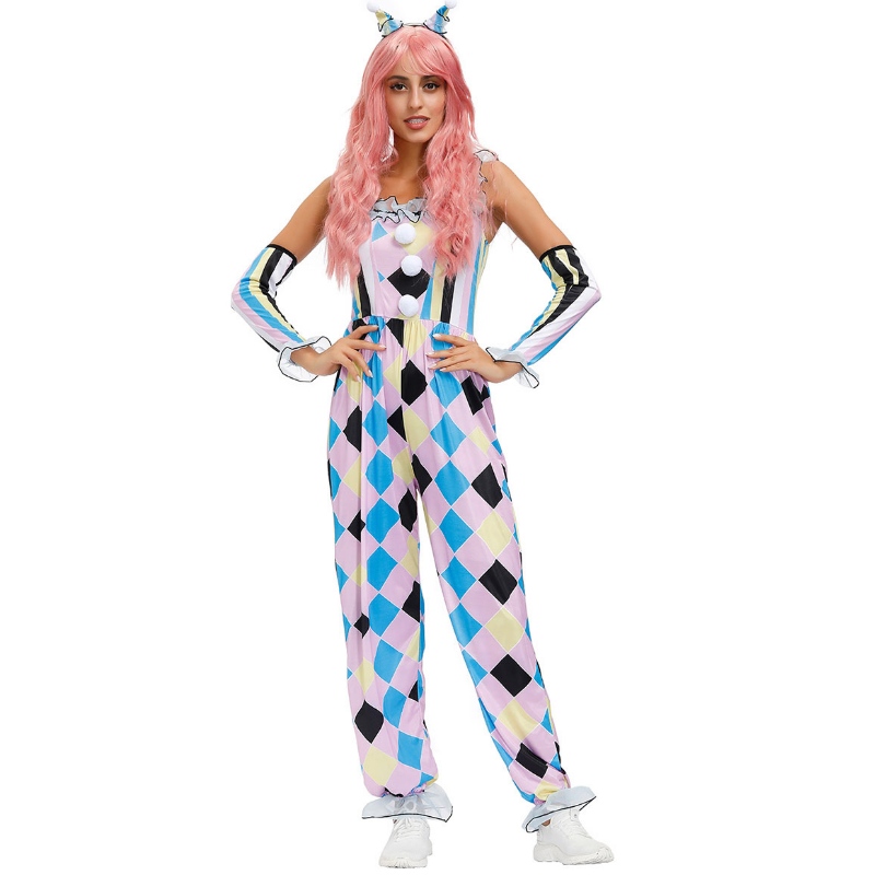 Carnival Clown Costumes Circus salt guanti da 3 pezzi set
