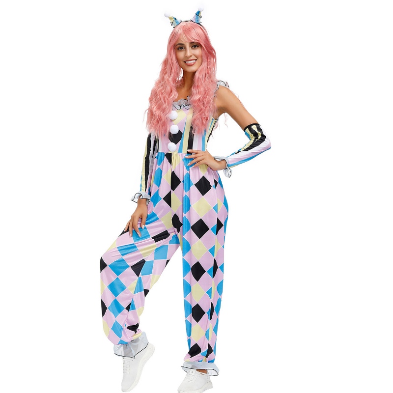 Carnival Clown Costumes Circus salt guanti da 3 pezzi set