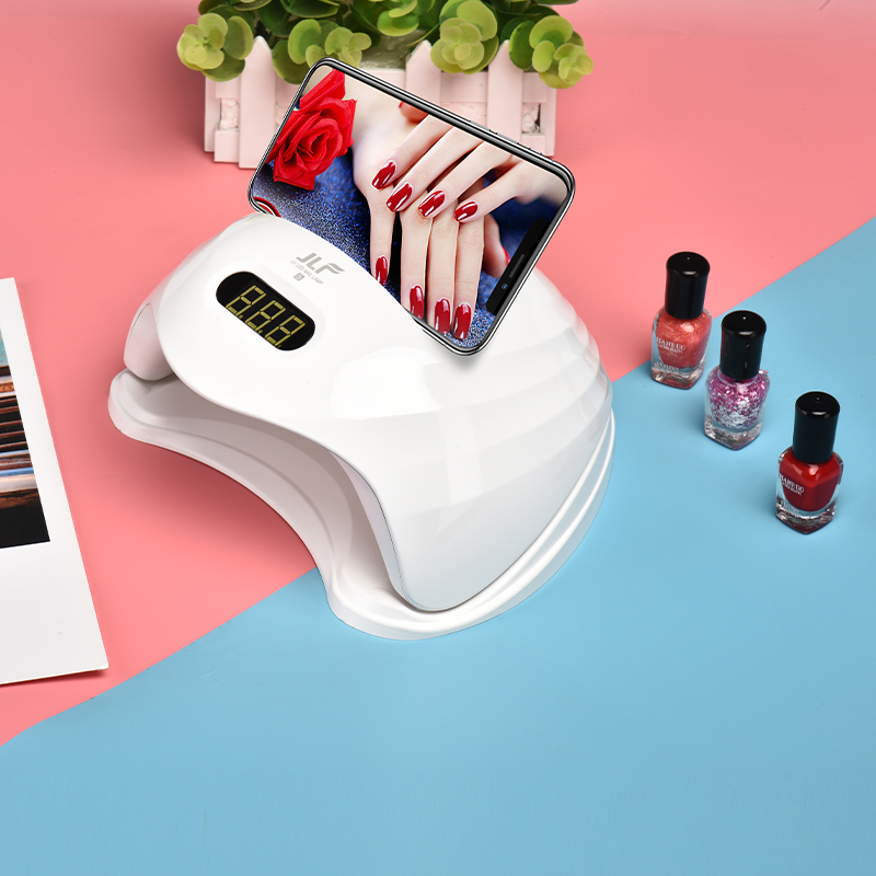 Macchina per fototerapia pernail art con supporto per telefono cellulare JLF5