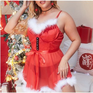 Abito di Natale sexy in maglia in maglia, produzione all\'ingrosso di fabbrica!