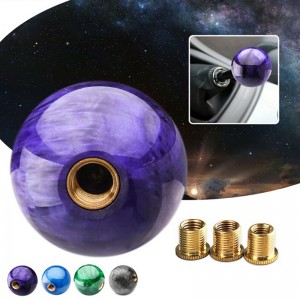 Adattamento per auto manuali universali per le corse ingranaggi a camion Knob Resin Ball Head con adattatori manopola spostamento inciso e abitudini all\'ingrosso