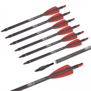 Elongarrow 7,5 pollici R9 Cobra Adder Crossbow Bolts