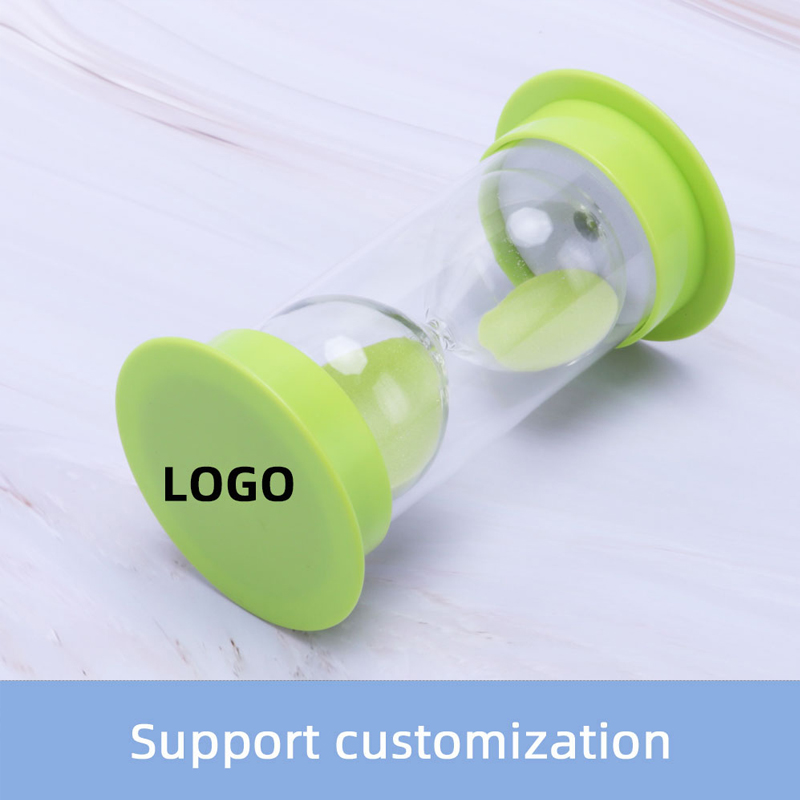 Amazon Hot Sale 30 minuti Decorazioni in plastica verde ora clessidra 1 minuto Timer di sabbia da 3 minuti Sand Sand Glass Factory Hot Vendita 15 30 Minute Regali di souvenir colorato Design del timer di sabbia di vetro